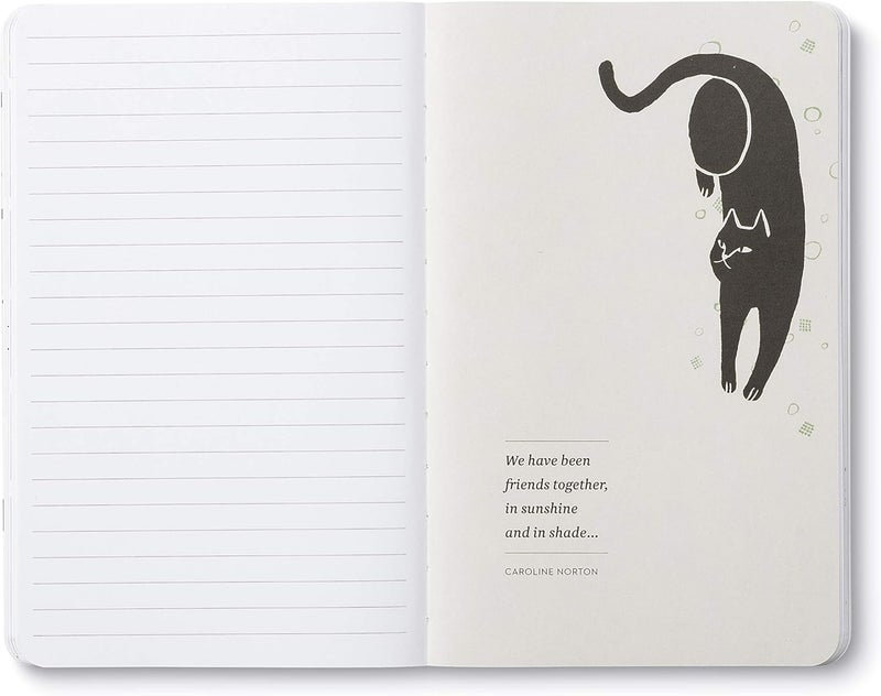 Compendium Softcover Journal - There are no ordinary cats. – A Write Now Journal with 128 Lined Pages, 5″W x 8″H - Image 3